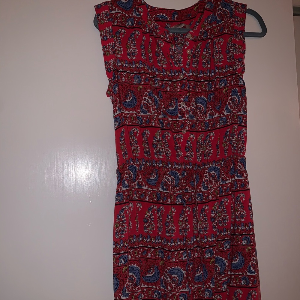Loft Paisley Spring Dress - Picture 2 of 2